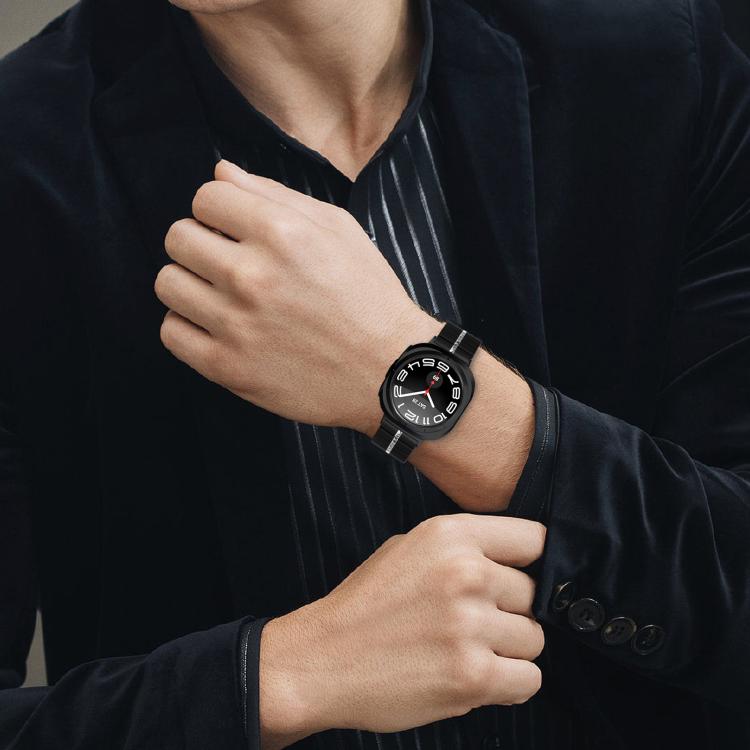 For Samsung Galaxy Watch Ultra 47mm Kalebol One-bead Stainless Steel Watch Band(Titanium) - free shipping - PMc TechLife - Order now!
