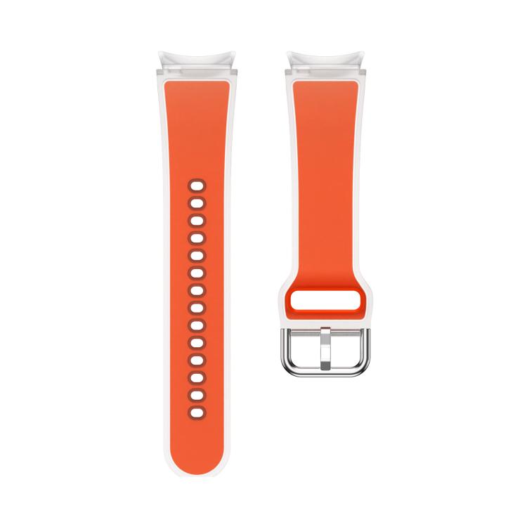 For Samsung Galaxy Watch 7  / 6 / 5 / 4 Kalebol Glacier Transparent Silicone Watch Band(Orange) - free shipping - PMc TechLife - Order now!