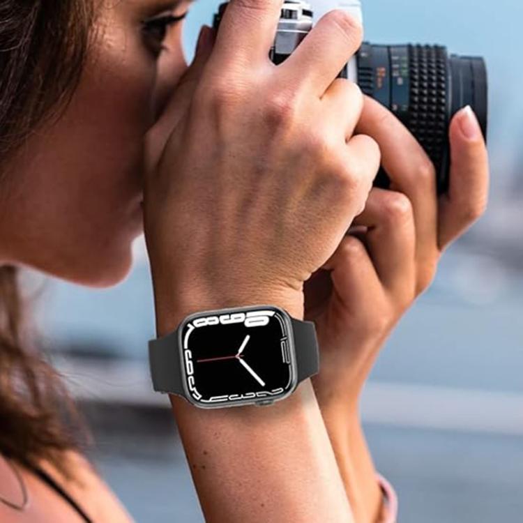 For Apple Watch 42mm / 41mm / 40mm / 38mm Kalebol Metal Pin Buckle Silicone Watch Band(Mint Green) - Watch Bands by Kalebol | Online Shopping South Africa | PMC TechLife | Buy Now Pay Later Mobicred