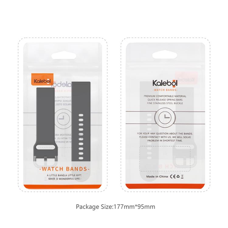 For Apple Watch 42mm / 41mm / 40mm / 38mm Kalebol Metal Pin Buckle Silicone Watch Band(Mint Green) - Watch Bands by Kalebol | Online Shopping South Africa | PMC TechLife | Buy Now Pay Later Mobicred