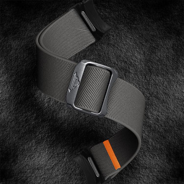 For Samsung Galaxy Watch 5 Pro / 6 / 7 Kalebol Button Elastic Nylon Watch Band(Dark Grey) - free shipping - PMc TechLife - Order now!