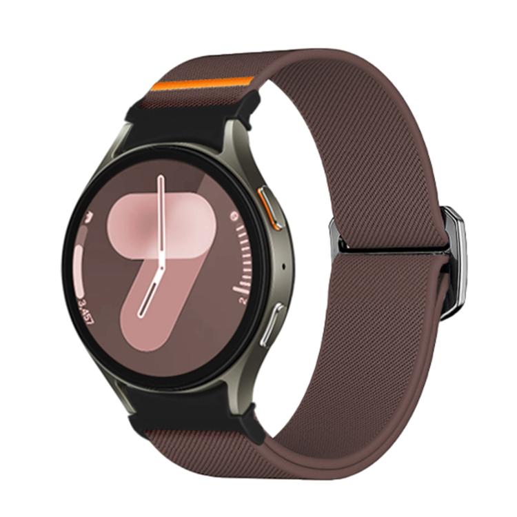 For Samsung Galaxy Watch 5 Pro / 6 / 7 Kalebol Button Elastic Nylon Watch Band(Smoky Purple) - free shipping - PMc TechLife - Order now!