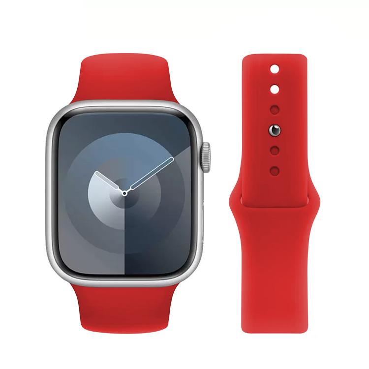 For Apple Watch 46mm / 49mm / 45mm / 44mm Kalebol Reverse Buckle Silicone Watch Band(Red) - Watch Bands by Kalebol | Online Shopping South Africa | PMC TechLife | Buy Now Pay Later Mobicred