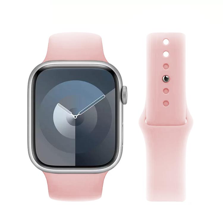 For Apple Watch 42mm / 41mm / 40mm / 38mm Kalebol Reverse Buckle Silicone Watch Band(Pink) - Watch Bands by Kalebol | Online Shopping South Africa | PMC TechLife | Buy Now Pay Later Mobicred