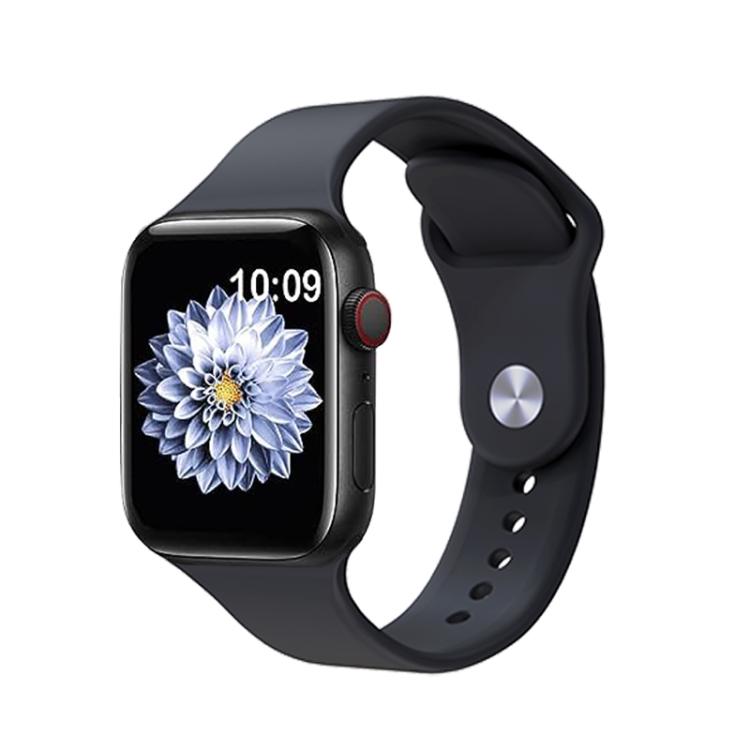 For Apple Watch 42mm / 41mm / 40mm / 38mm Kalebol Reverse Buckle Silicone Watch Band(Black) - Watch Bands by Kalebol | Online Shopping South Africa | PMC TechLife | Buy Now Pay Later Mobicred