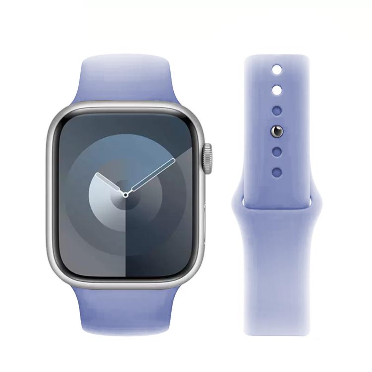 For Apple Watch 42mm / 41mm / 40mm / 38mm Kalebol Reverse Buckle Silicone Watch Band(Lavender) - Watch Bands by Kalebol | Online Shopping South Africa | PMC TechLife | Buy Now Pay Later Mobicred