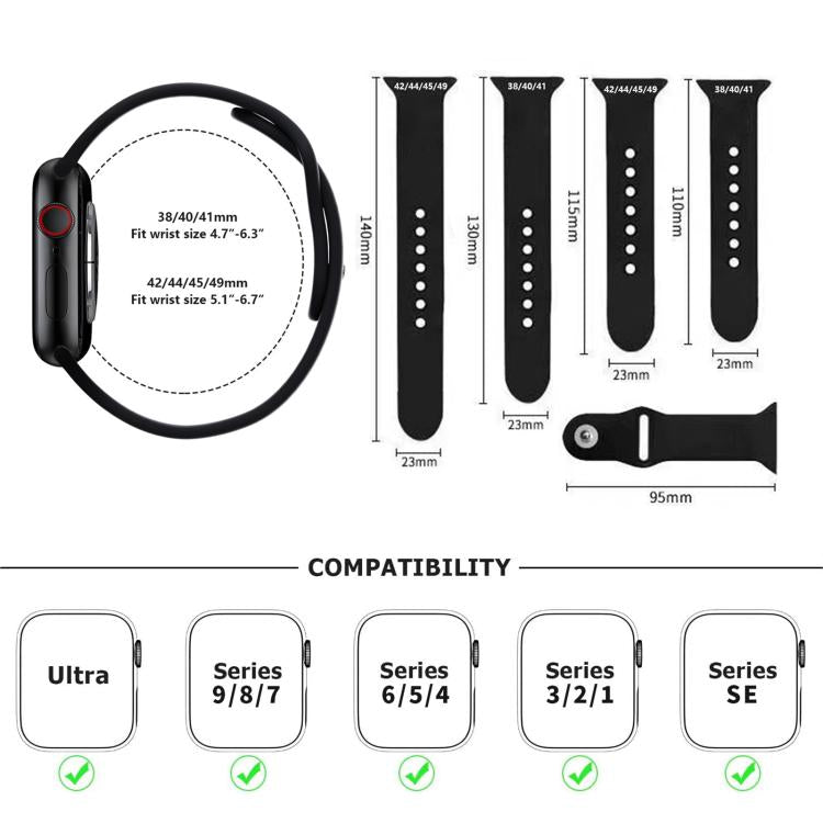 For Apple Watch 42mm / 41mm / 40mm / 38mm Kalebol Reverse Buckle Silicone Watch Band(Violet) - Watch Bands by Kalebol | Online Shopping South Africa | PMC TechLife | Buy Now Pay Later Mobicred