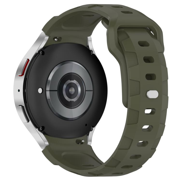 For Samsung Galaxy Watch 5 Pro / 6 / 7 Kalebol Armor Silicone Watch Band(Army Green) - free shipping - PMc TechLife - Order now!
