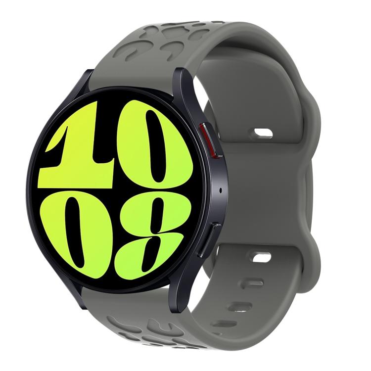 18mm Kalebol Leopard Print Butterfly Buckle Silicone Watch Band(Space Grey) - free shipping - PMc TechLife - Order now!