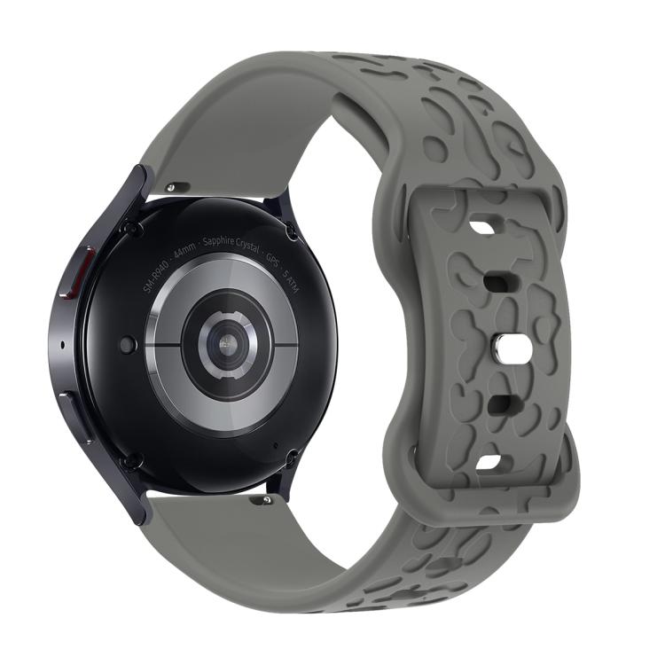 18mm Kalebol Leopard Print Butterfly Buckle Silicone Watch Band(Space Grey) - free shipping - PMc TechLife - Order now!