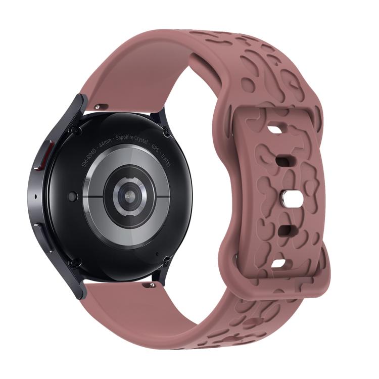 18mm Kalebol Leopard Print Butterfly Buckle Silicone Watch Band(Purple Haze) - free shipping - PMc TechLife - Order now!