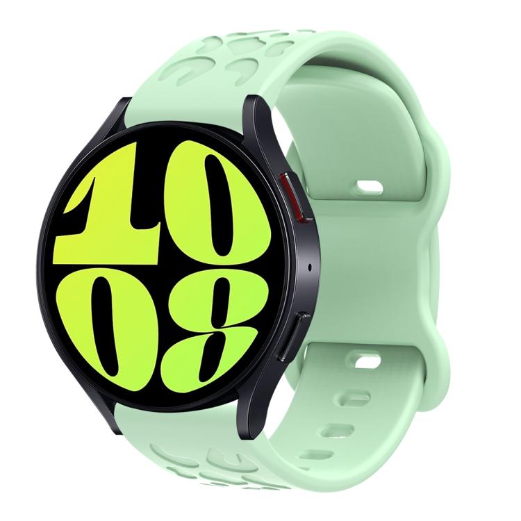 20mm Kalebol Leopard Print Butterfly Buckle Silicone Watch Band(Teal Blue) - free shipping - PMc TechLife - Order now!
