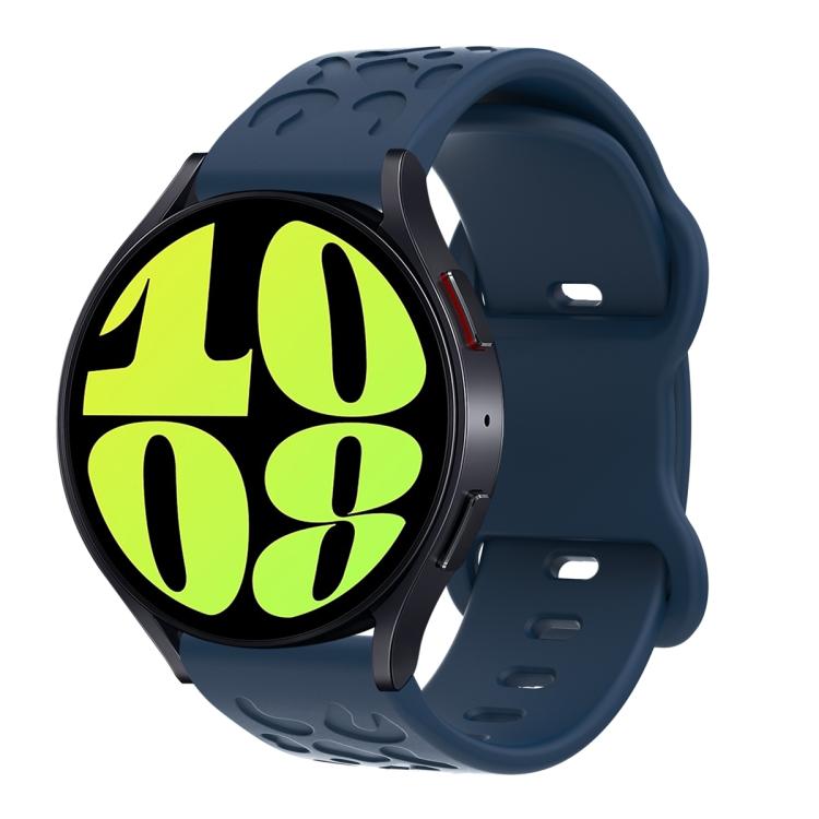 20mm Kalebol Leopard Print Butterfly Buckle Silicone Watch Band(Midnight  Blue) - free shipping - PMc TechLife - Order now!