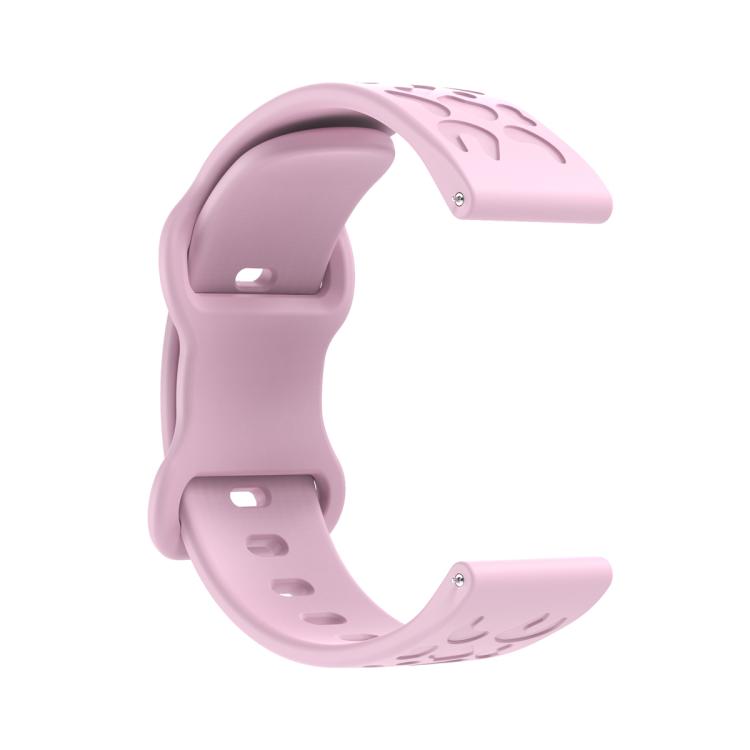 20mm Kalebol Leopard Print Butterfly Buckle Silicone Watch Band(Purple) - free shipping - PMc TechLife - Order now!