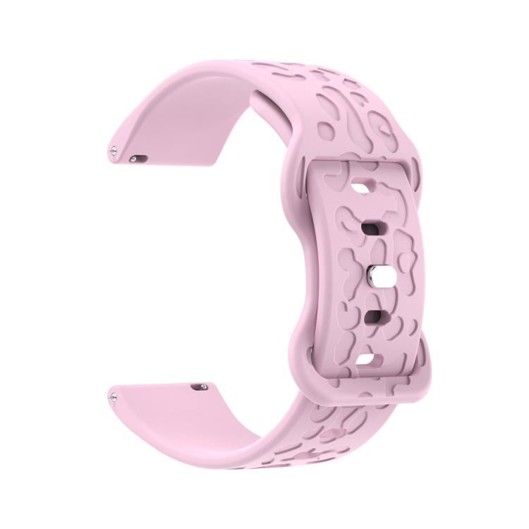 22mm Kalebol Leopard Print Butterfly Buckle Silicone Watch Band(Purple) - free shipping - PMc TechLife - Order now!