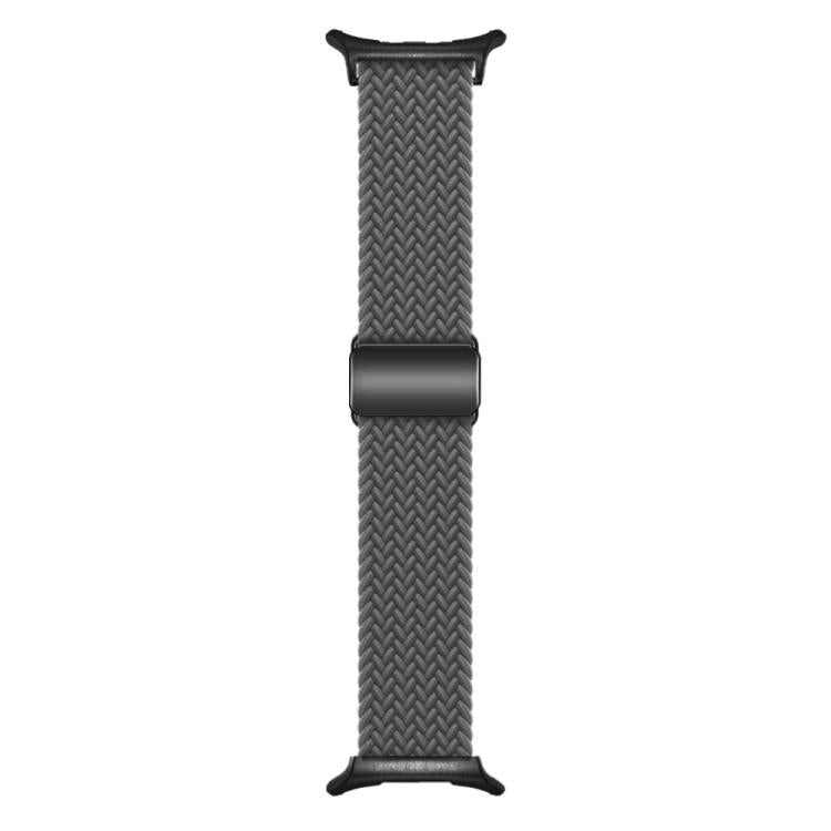 For Samsung Galaxy Watch Ultra 47mm Kalebol Braided Loop Magnetic Black Buckle Watch Band(Space Grey) - free shipping - PMc TechLife - Order now!