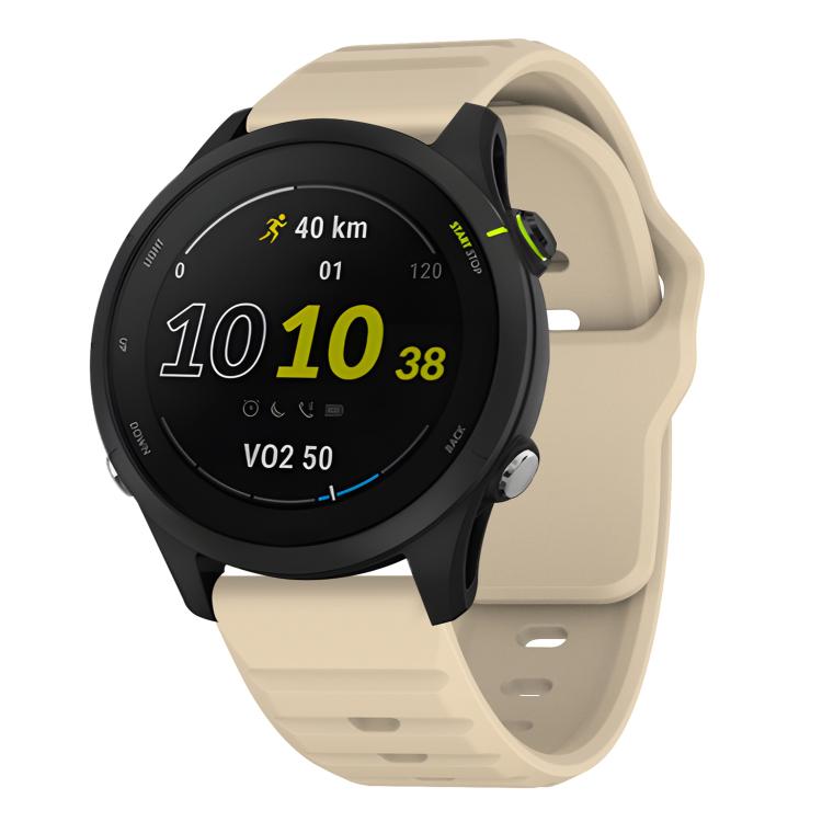 20mm Kalebol Wave Pattern Studded Buckle Silicone Watch Band(Cream Color) - free shipping - PMc TechLife - Order now!