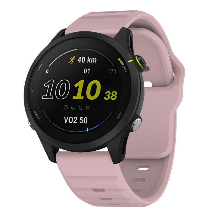 22mm Kalebol Wave Pattern Studded Buckle Silicone Watch Band(Rose Pink) - free shipping - PMc TechLife - Order now!