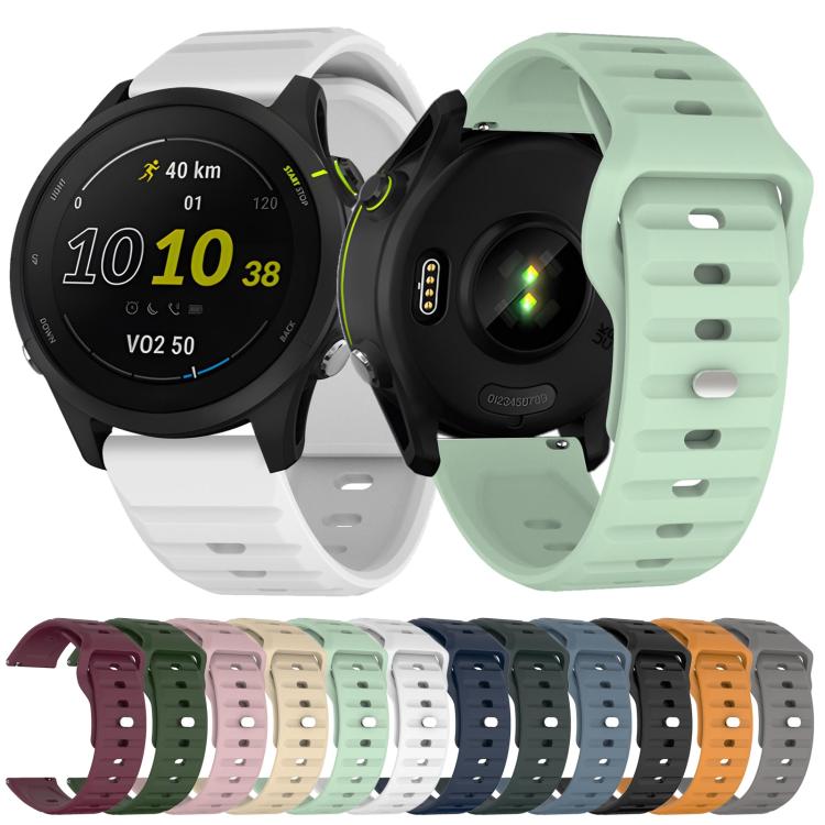 22mm Kalebol Wave Pattern Studded Buckle Silicone Watch Band(Dark Green) - free shipping - PMc TechLife - Order now!