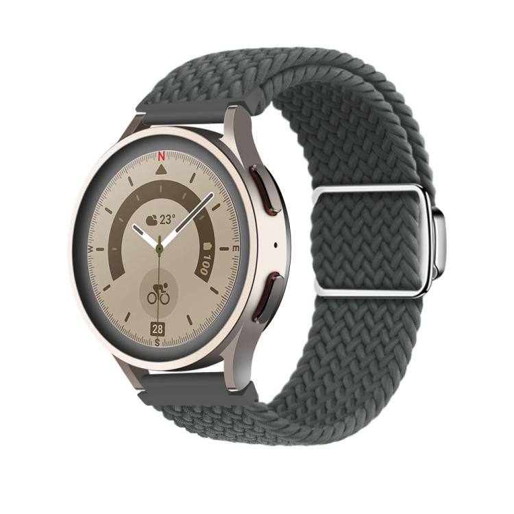 20mm Kalebol Nylon Braided Loop Magnetic Buckle Watch Band(Space Grey) - free shipping - PMc TechLife - Order now!
