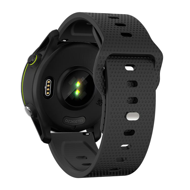 20mm Kalebol Dot Studded Buckle Silicone Watch Band(Black) - 20mm Bands by Kalebol | Online Shopping South Africa | PMc TechLife | Buy Now Pay Later Mobicred