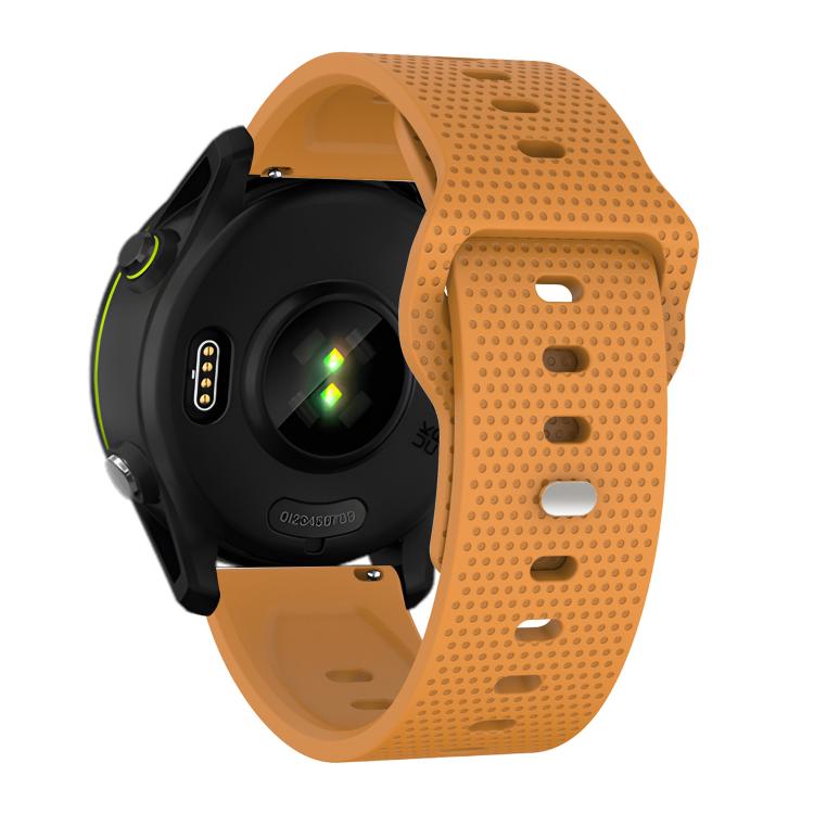 20mm Kalebol Dot Studded Buckle Silicone Watch Band(Yellow) - free shipping - PMc TechLife - Order now!