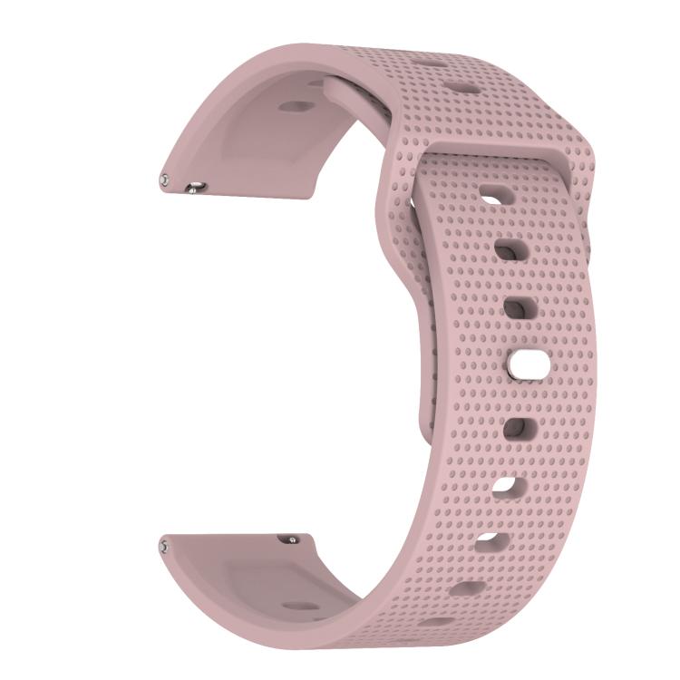 20mm Kalebol Dot Studded Buckle Silicone Watch Band(Rose Pink) - 20mm Bands by Kalebol | Online Shopping South Africa | PMc TechLife | Buy Now Pay Later Mobicred
