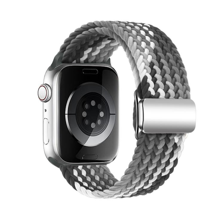 For Apple Watch 42mm / 41mm / 40mm / 38mm Kalebol Nylon Loop Magnetic Buckle Watch Band(Dark Chocolate) - free shipping - PMc TechLife - Order now!