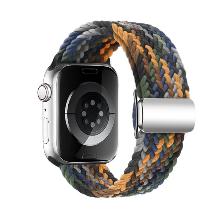 For Apple Watch 42mm / 41mm / 40mm / 38mm Kalebol Nylon Loop Magnetic Buckle Watch Band(Camo Colorful) - free shipping - PMc TechLife - Order now!