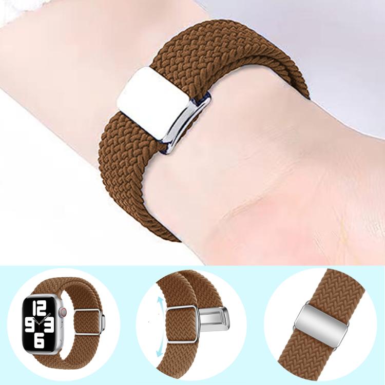 For Apple Watch 42mm / 41mm / 40mm / 38mm Kalebol Nylon Loop Magnetic Buckle Watch Band(Violet Blue) - free shipping - PMc TechLife - Order now!