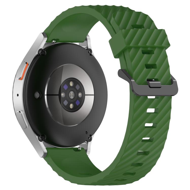 20mm Kalebol Steel Buckle Spruce Silicone Watch Band(Army Green) - free shipping - PMc TechLife - Order now!