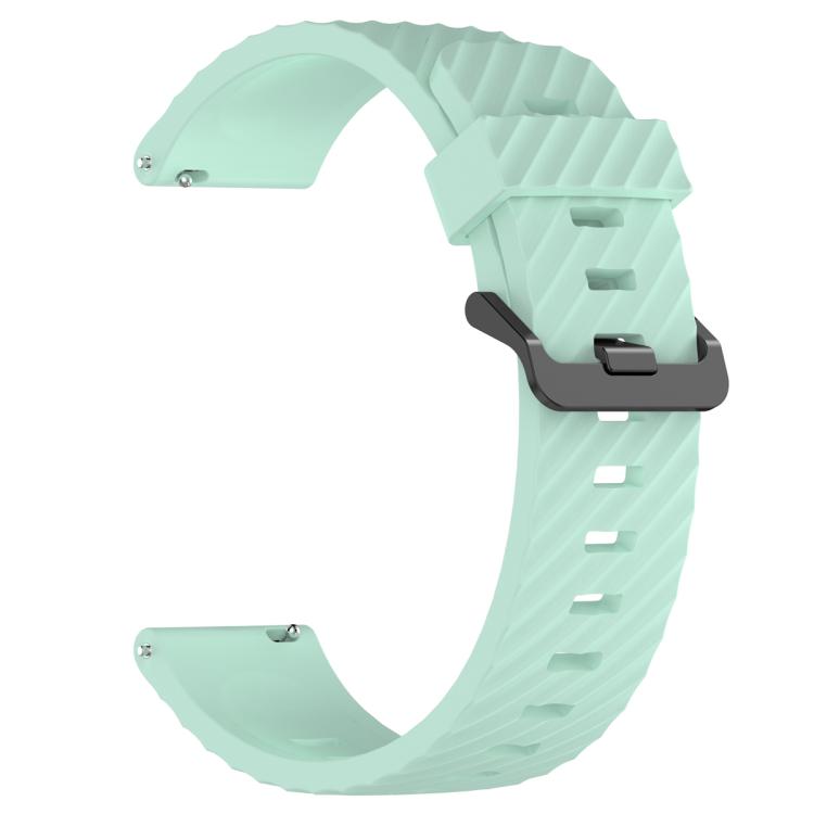 20mm Kalebol Steel Buckle Spruce Silicone Watch Band(Teal) - free shipping - PMc TechLife - Order now!
