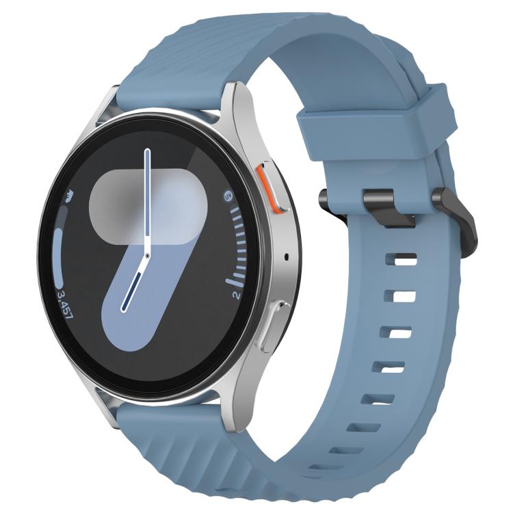 20mm Kalebol Steel Buckle Spruce Silicone Watch Band(Rock Blue) - free shipping - PMc TechLife - Order now!