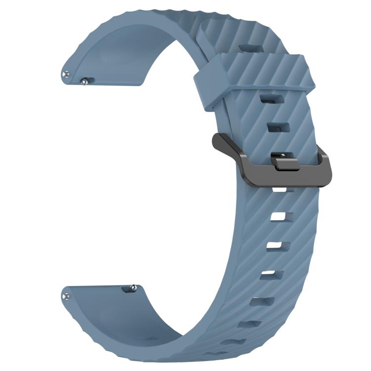 20mm Kalebol Steel Buckle Spruce Silicone Watch Band(Rock Blue) - free shipping - PMc TechLife - Order now!