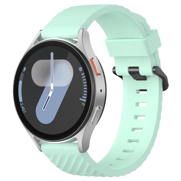 22mm Kalebol Steel Buckle Spruce Silicone Watch Band(Teal) - free shipping - PMc TechLife - Order now!