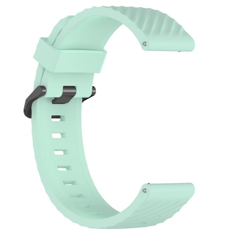 22mm Kalebol Steel Buckle Spruce Silicone Watch Band(Teal) - free shipping - PMc TechLife - Order now!