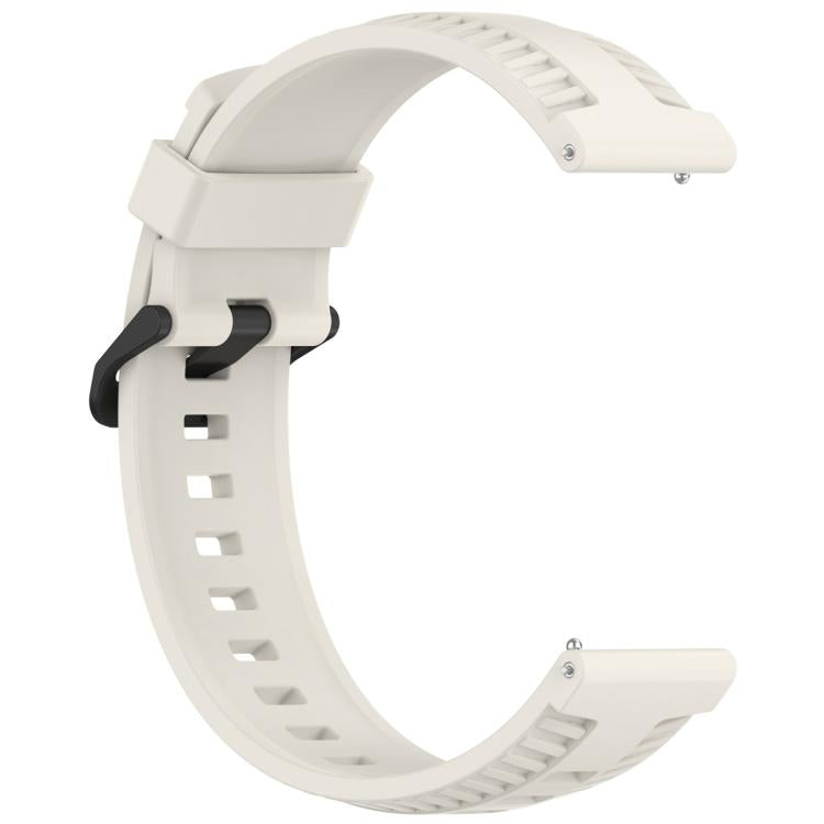 20mm Kalebol Black Buckle Tire Pattern Silicone Watch Band(Starlight) - 20mm Bands by Kalebol | Online Shopping South Africa | PMc TechLife | Buy Now Pay Later Mobicred