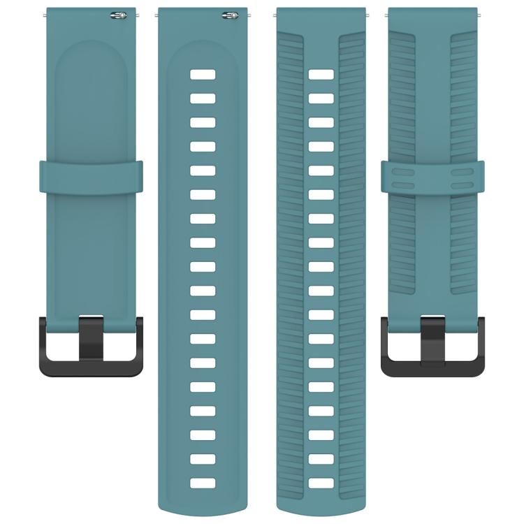 20mm Kalebol Black Buckle Tire Pattern Silicone Watch Band(Rock Blue) - free shipping - PMc TechLife - Order now!