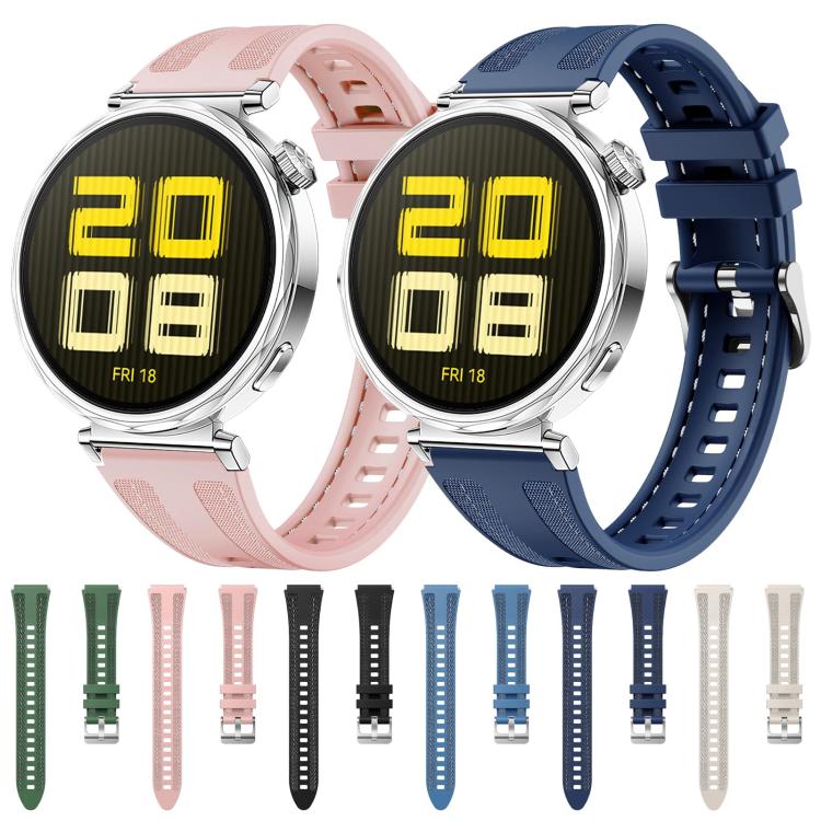 18mm Kalebol Composite Silicone Watch Band(Black) - 18mm Bands by Kalebol | Online Shopping South Africa | PMc TechLife | Buy Now Pay Later Mobicred