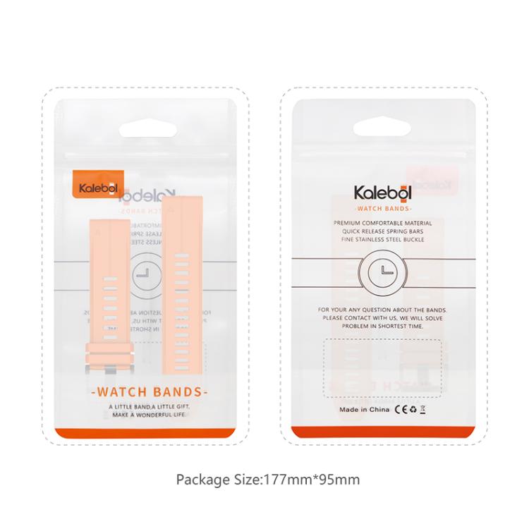 For Garmin QuickFit Kalebol 26mm Rhombus Texture Silicone Watch Band(Grey) - free shipping - PMc TechLife - Order now!