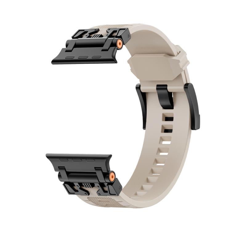 For Apple Watch 46mm / 49mm / 45mm / 44mm Kalebol Armor TPU Watch Band(Black Starlight) - free shipping - PMc TechLife - Order now!