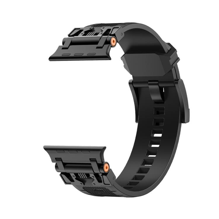 For Apple Watch 42mm / 41mm / 40mm / 38mm Kalebol Armor TPU Watch Band(Black) - free shipping - PMc TechLife - Order now!