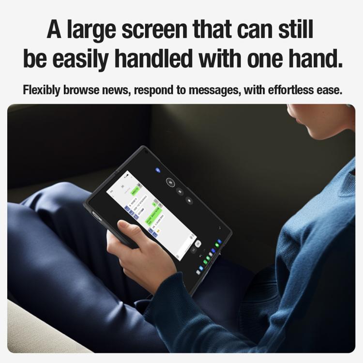 For OPPO Find N5 NILLKIN Frosted Prop PC + TPU MagSafe Magnetic Phone Case(Black) - free shipping - PMc TechLife - Order now!