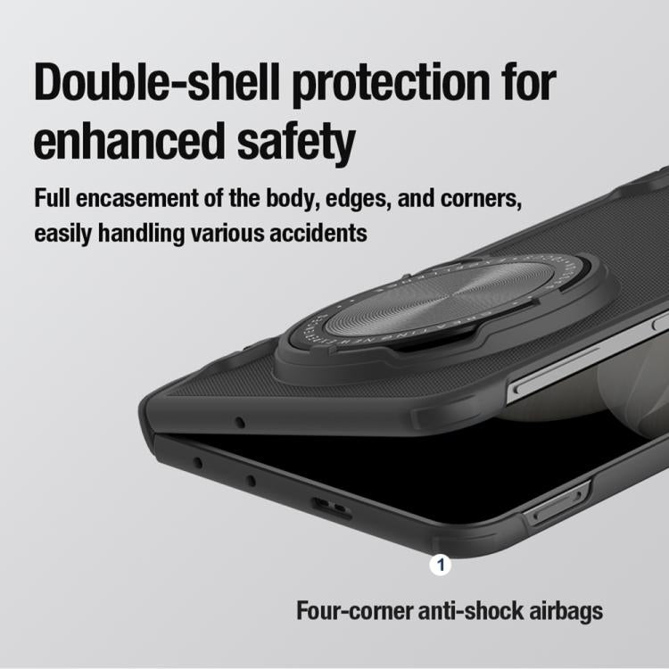 For OPPO Find N5 NILLKIN Frosted Prop PC + TPU MagSafe Magnetic Phone Case(Black) - free shipping - PMc TechLife - Order now!