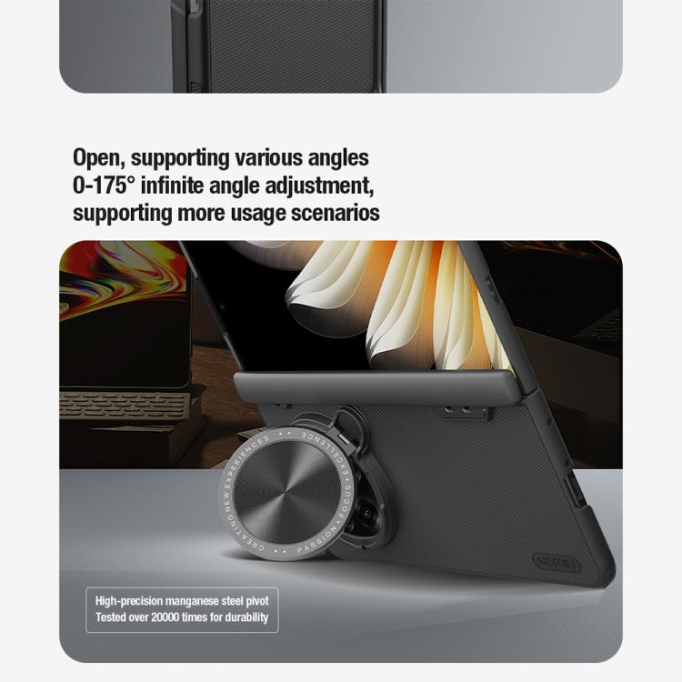 For OPPO Find N5 NILLKIN Frosted Prop PC + TPU MagSafe Magnetic Phone Case(Black) - free shipping - PMc TechLife - Order now!