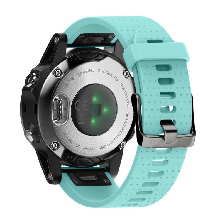 For Garmin QuickFit 20mm Kalebol Dot Texture Silicone Watch Band(Teal) - free shipping - PMc TechLife - Order now!