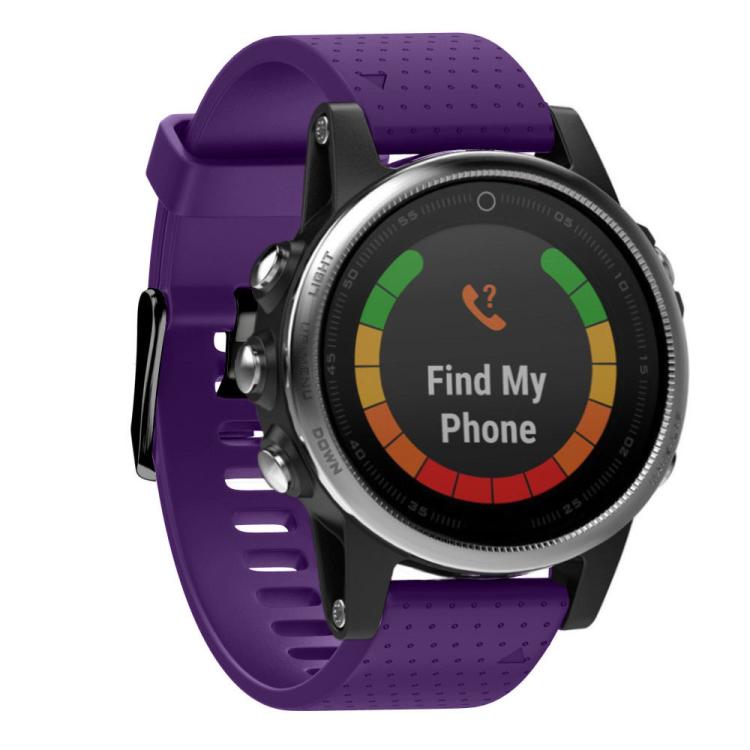 For Garmin QuickFit 20mm Kalebol Dot Texture Silicone Watch Band(Purple) - free shipping - PMc TechLife - Order now!