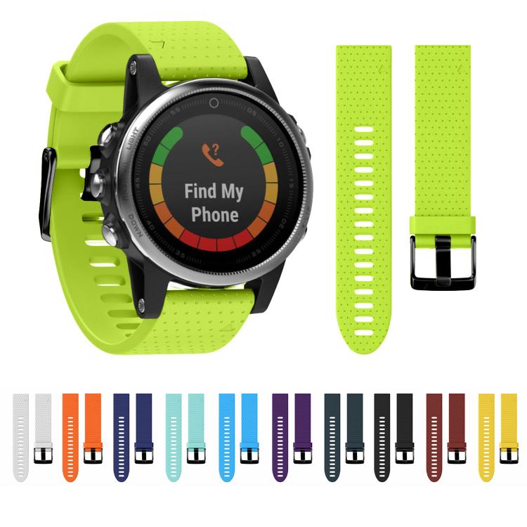 For Garmin QuickFit 20mm Kalebol Dot Texture Silicone Watch Band(Black) - free shipping - PMc TechLife - Order now!