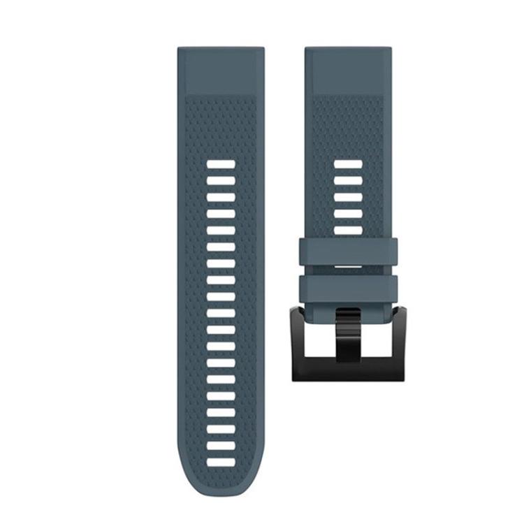 For Garmin QuickFit 22mm Kalebol Triangle Texture Silicone Watch Band(Navy Blue) - free shipping - PMc TechLife - Order now!