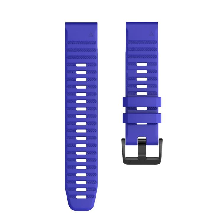 For Garmin QuickFit 26mm Kalebol Concave Texture Silicone Watch Band(Royal Blue) - free shipping - PMc TechLife - Order now!